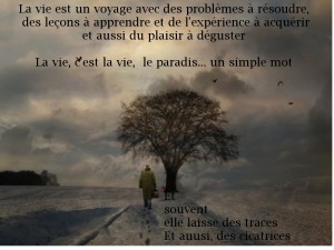 la vie et l'être humain